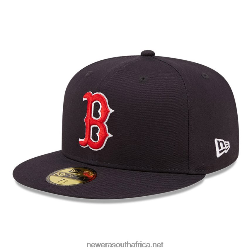 Boston Red Sox Side Patch Navy 59FIFTY Fitted Cap New Era TRBRBN598