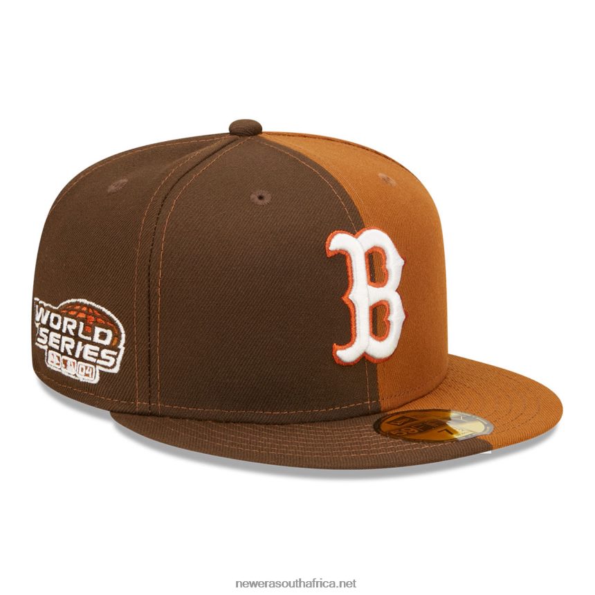 Boston Red Sox Split Brown 59FIFTY Fitted New Era TRBRBN1007