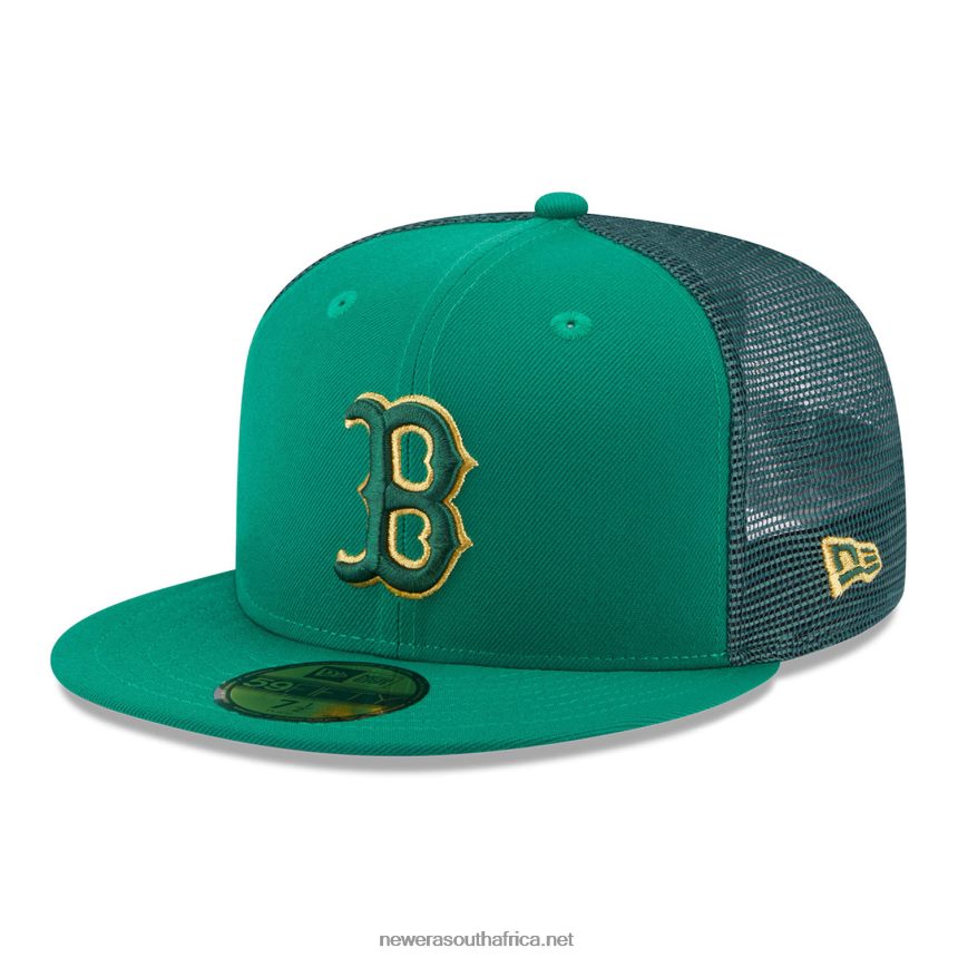 Boston Red Sox St Patricks Day Green 59FIFTY Fitted Cap New Era TRBRBN373