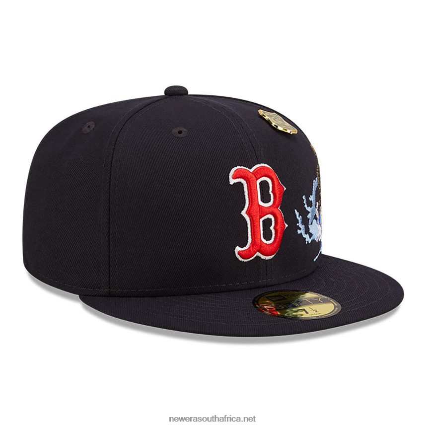 Boston Red Sox State Park Navy 59FIFTY Fitted Cap New Era TRBRBN407