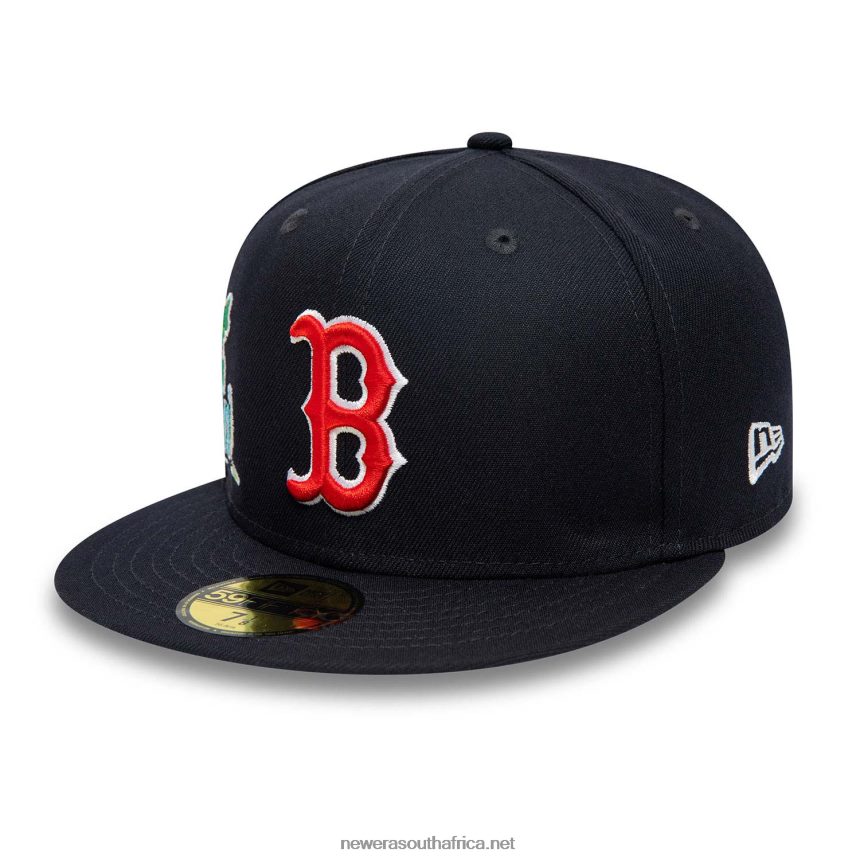 Boston Red Sox Stateview Navy 59FIFTY Fitted Cap New Era TRBRBN1285