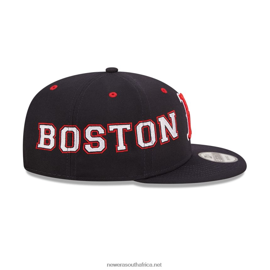 Boston Red Sox Teamsplit Navy 9FIFTY Snapback Cap New Era TRBRBN1872