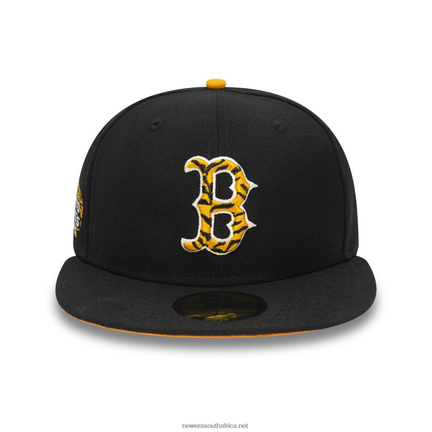 Boston Red Sox Tiger Fill Black 59FIFTY Fitted Cap New Era TRBRBN1150