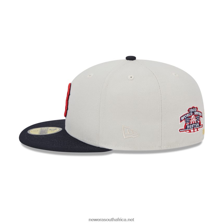 Boston Red Sox Varsity Letter Stone 59FIFTY Fitted Cap New Era TRBRBN1391