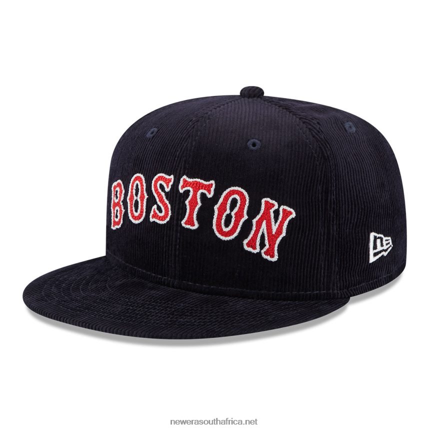 Boston Red Sox Vintage Cord Navy 59FIFTY Fitted Cap New Era TRBRBN323