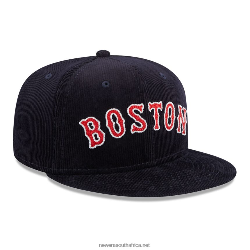 Boston Red Sox Vintage Cord Navy 59FIFTY Fitted Cap New Era TRBRBN323