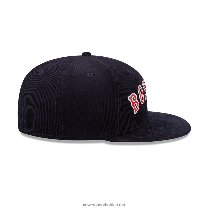 Boston Red Sox Vintage Cord Navy 59FIFTY Fitted Cap New Era TRBRBN323
