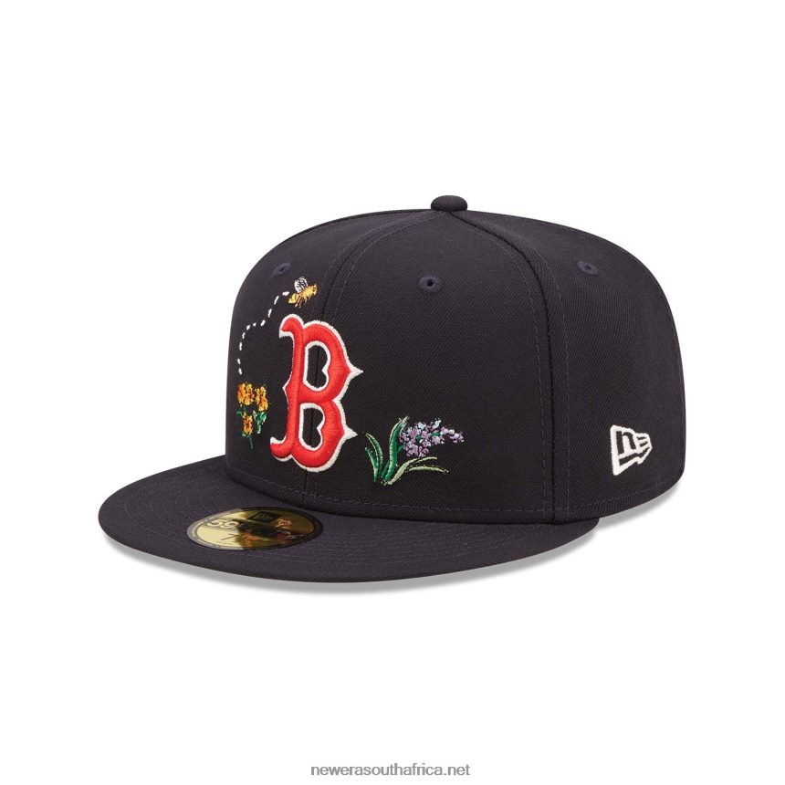 Boston Red Sox Watercolour Floral Navy 59FIFTY Cap New Era TRBRBN835