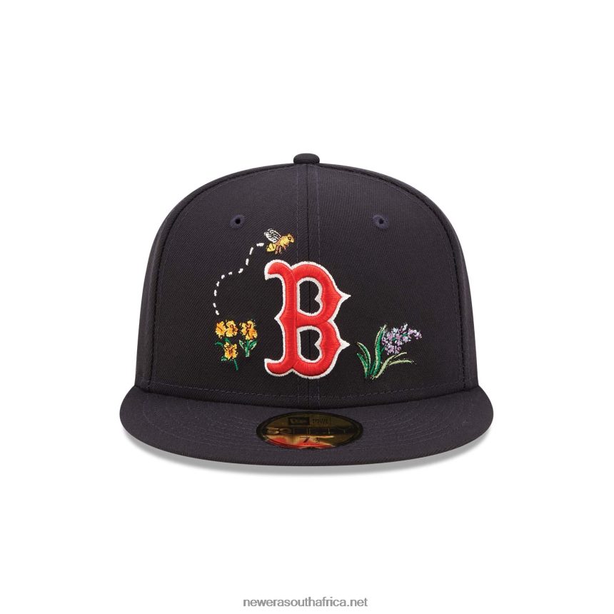 Boston Red Sox Watercolour Floral Navy 59FIFTY Cap New Era TRBRBN835