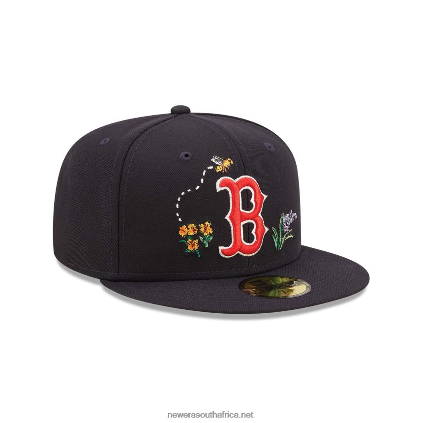 Boston Red Sox Watercolour Floral Navy 59FIFTY Cap New Era TRBRBN835