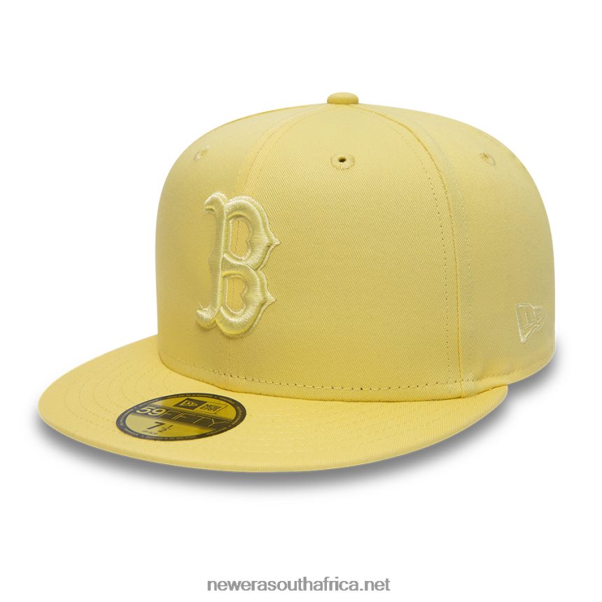 Boston Red Sox World Series Tonal Yellow 59FIFTY Fitted Cap New Era TRBRBN1377
