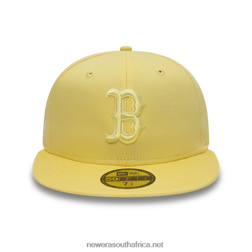 Boston Red Sox World Series Tonal Yellow 59FIFTY Fitted Cap New Era TRBRBN1377