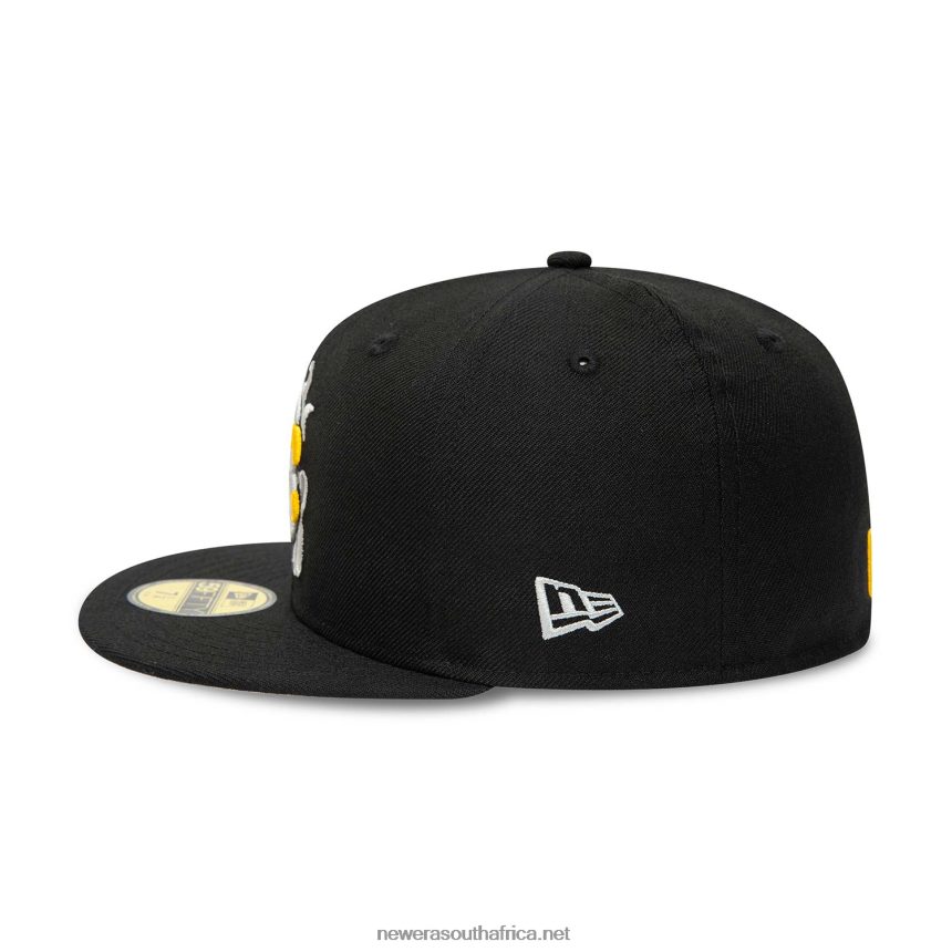 Brooklyn Cyclones MiLB Black and Grey 59FIFTY Fitted Cap New Era TRBRBN149