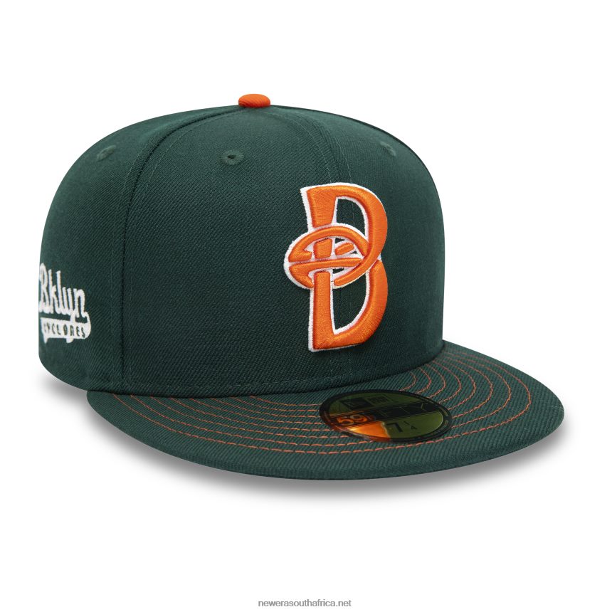 Brooklyn Cyclones MiLB Dark Green 59FIFTY Fitted Cap New Era TRBRBN1170
