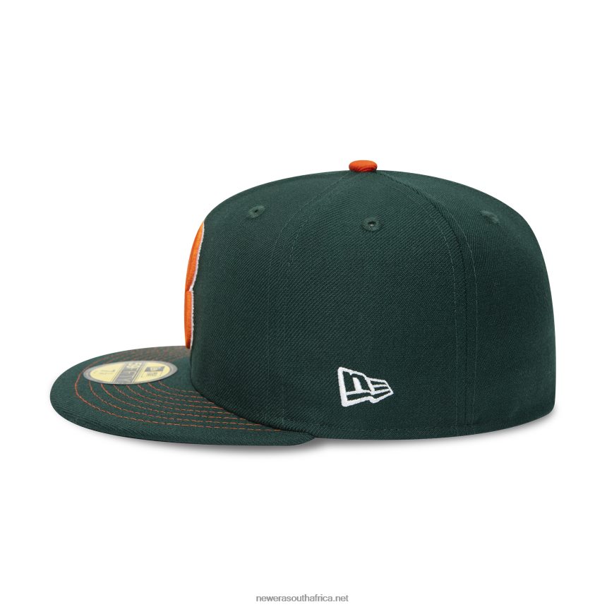 Brooklyn Cyclones MiLB Dark Green 59FIFTY Fitted Cap New Era TRBRBN1170