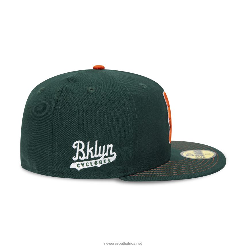 Brooklyn Cyclones MiLB Dark Green 59FIFTY Fitted Cap New Era TRBRBN1170