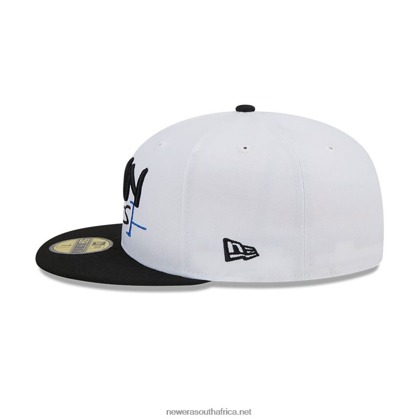 Brooklyn Nets Authentics City Edition White 59FIFTY Fitted Cap New Era TRBRBN1410