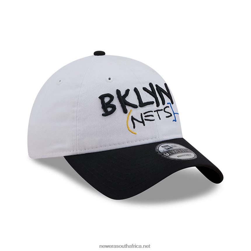 Brooklyn Nets Authentics City Edition White 9TWENTY Adjustable Cap New Era TRBRBN2274