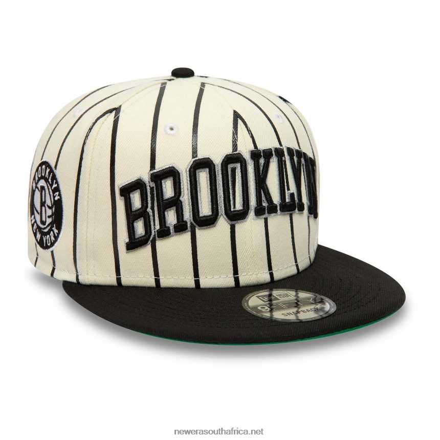 Brooklyn Nets City Arch White 9FIFTY Snapback Cap New Era TRBRBN2140