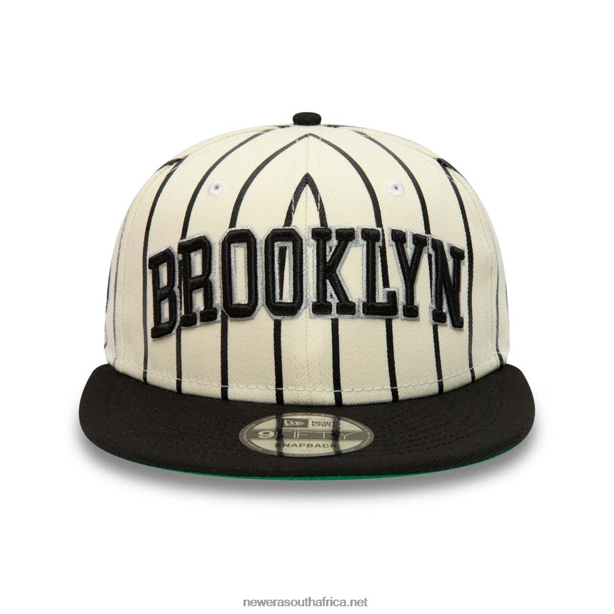 Brooklyn Nets City Arch White 9FIFTY Snapback Cap New Era TRBRBN2140