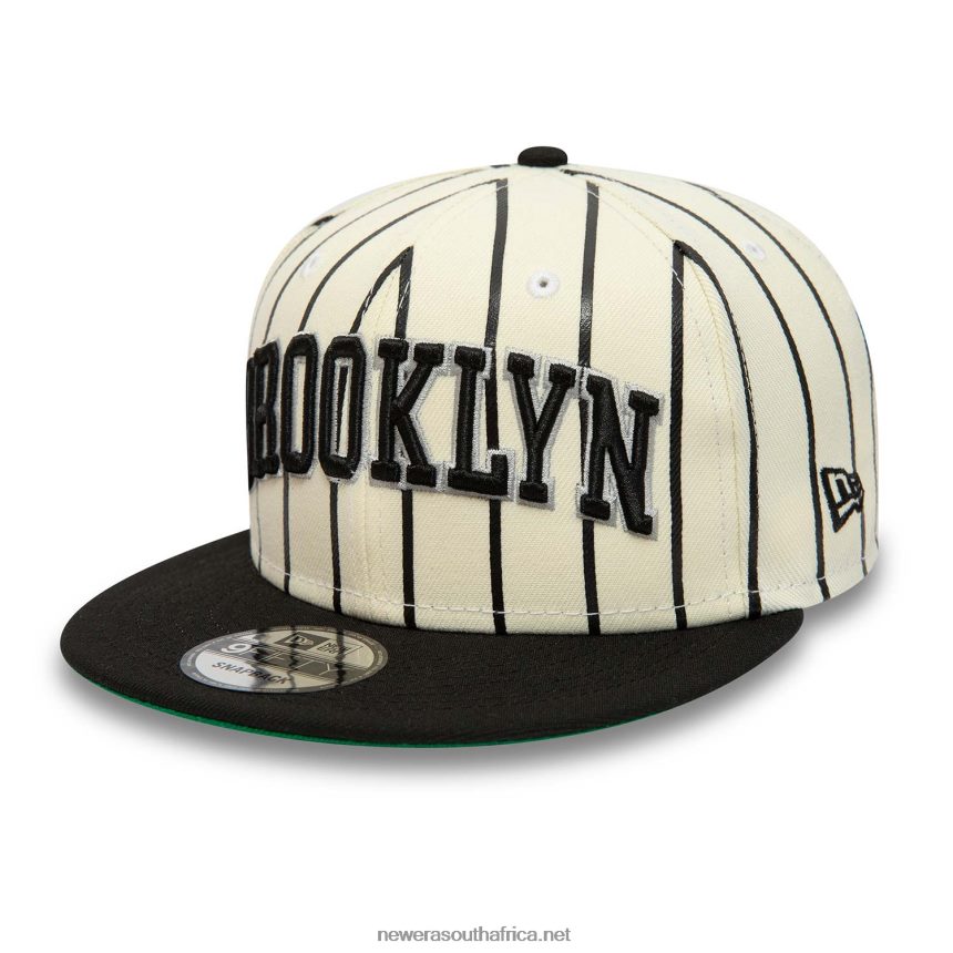 Brooklyn Nets City Arch White 9FIFTY Snapback Cap New Era TRBRBN2140