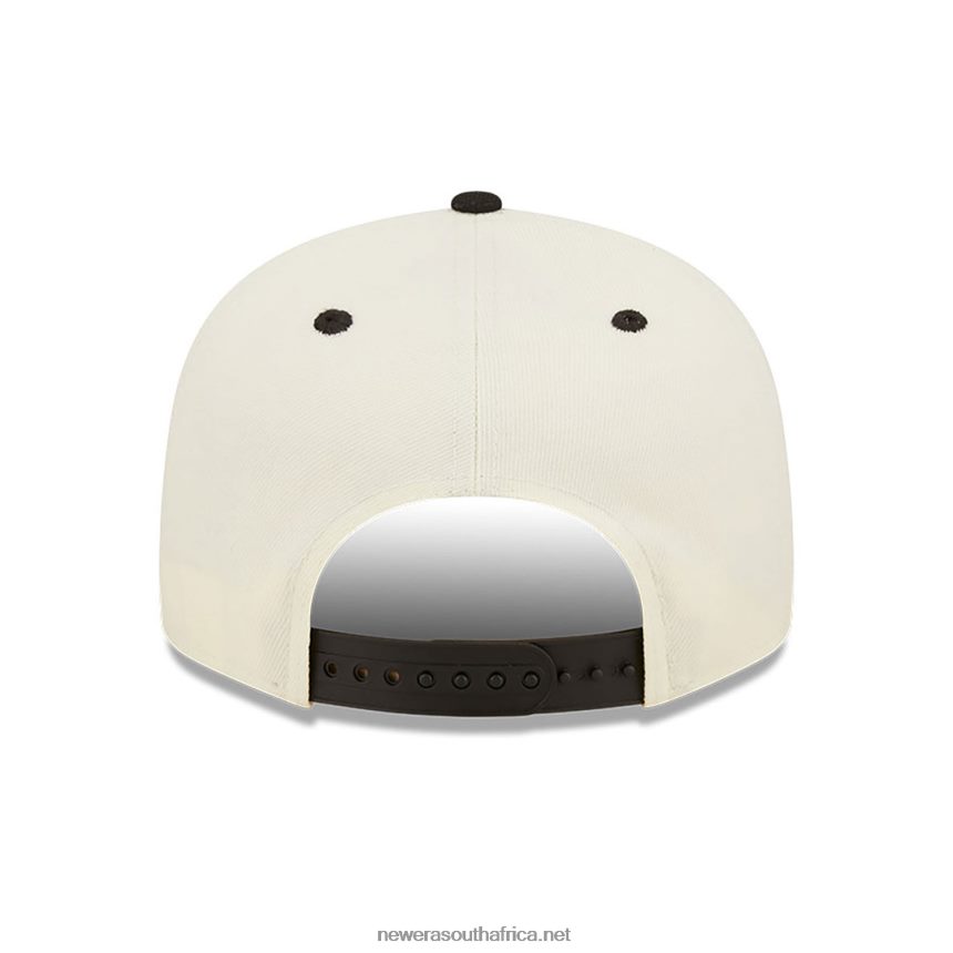 Brooklyn Nets Logo Blend White 9FIFTY Snapback Cap New Era TRBRBN1968