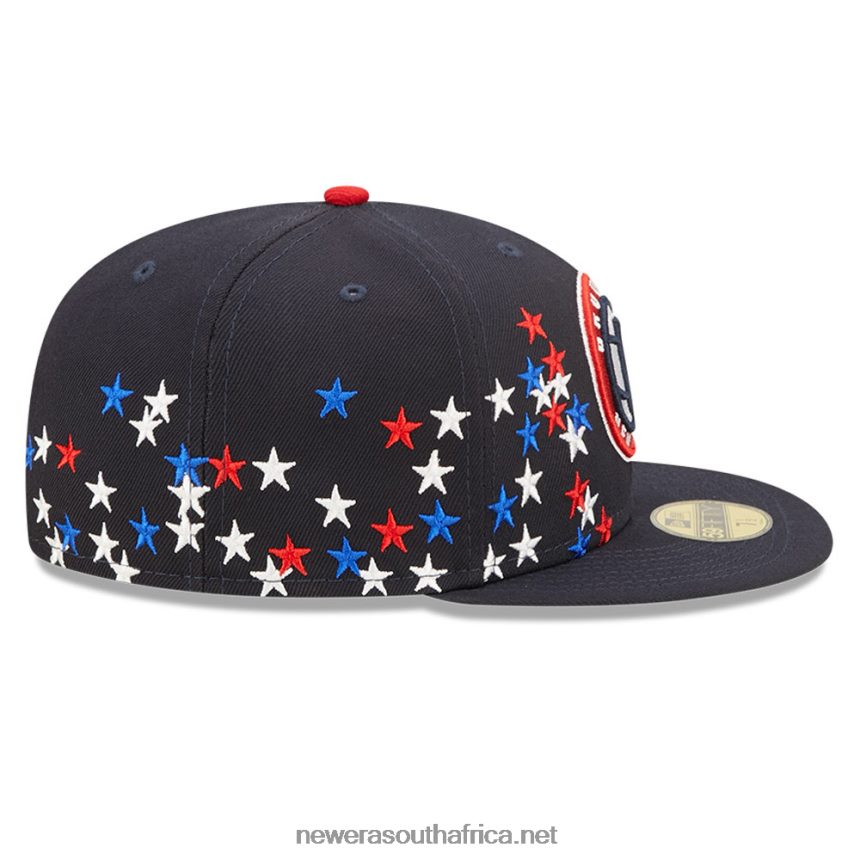 Brooklyn Nets NBA Americana Navy 59FIFTY Fitted Cap New Era TRBRBN729