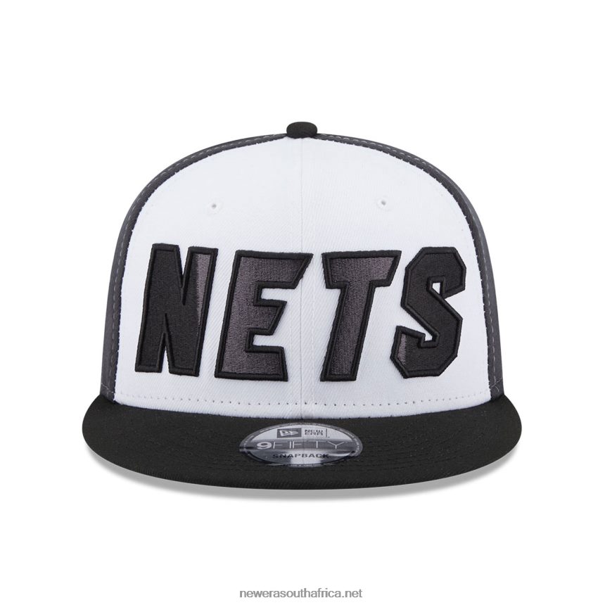 Brooklyn Nets NBA Back Half Black 9FIFTY Snapback Cap New Era TRBRBN2022