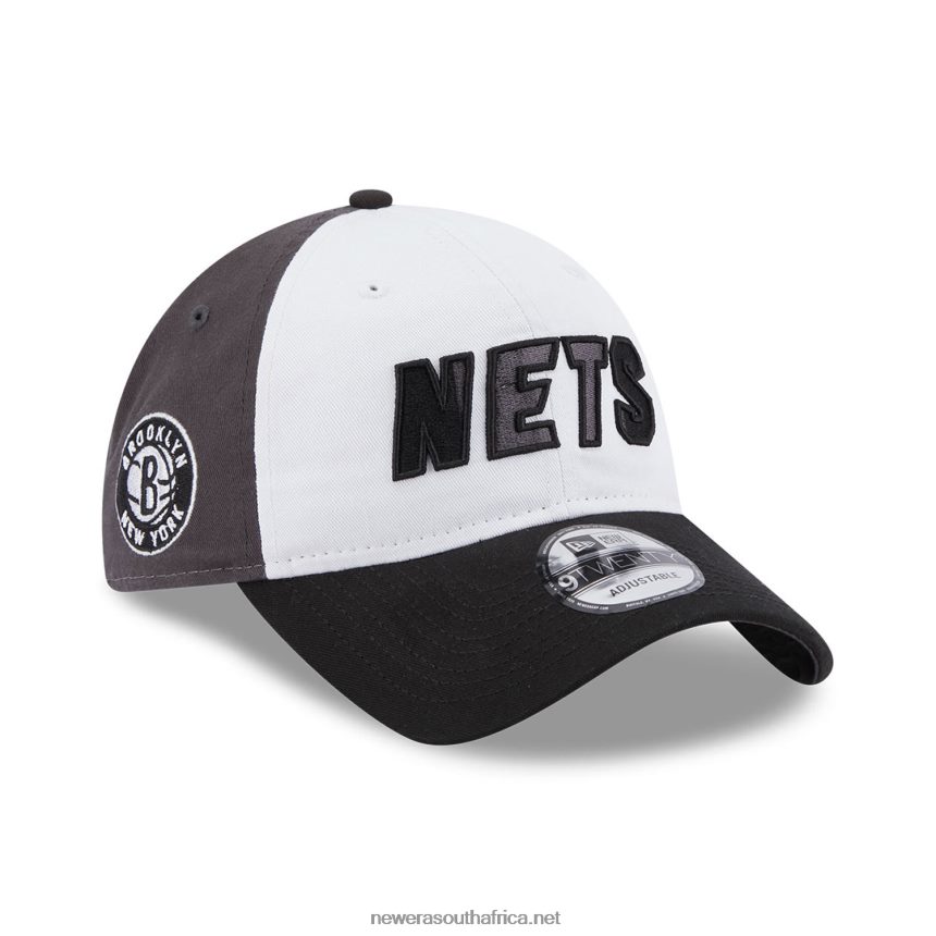 Brooklyn Nets NBA Back Half Black 9TWENTY Adjustable Cap New Era TRBRBN2230