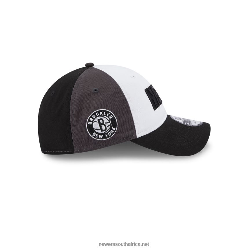 Brooklyn Nets NBA Back Half Black 9TWENTY Adjustable Cap New Era TRBRBN2230
