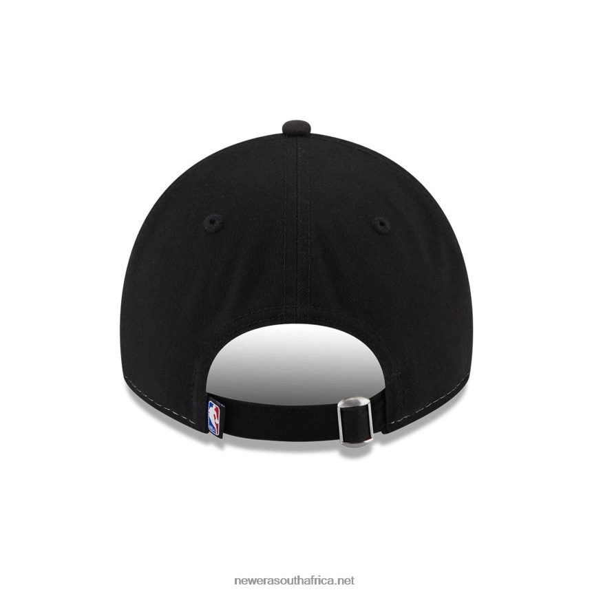 Brooklyn Nets NBA Back Half Black 9TWENTY Adjustable Cap New Era TRBRBN2230