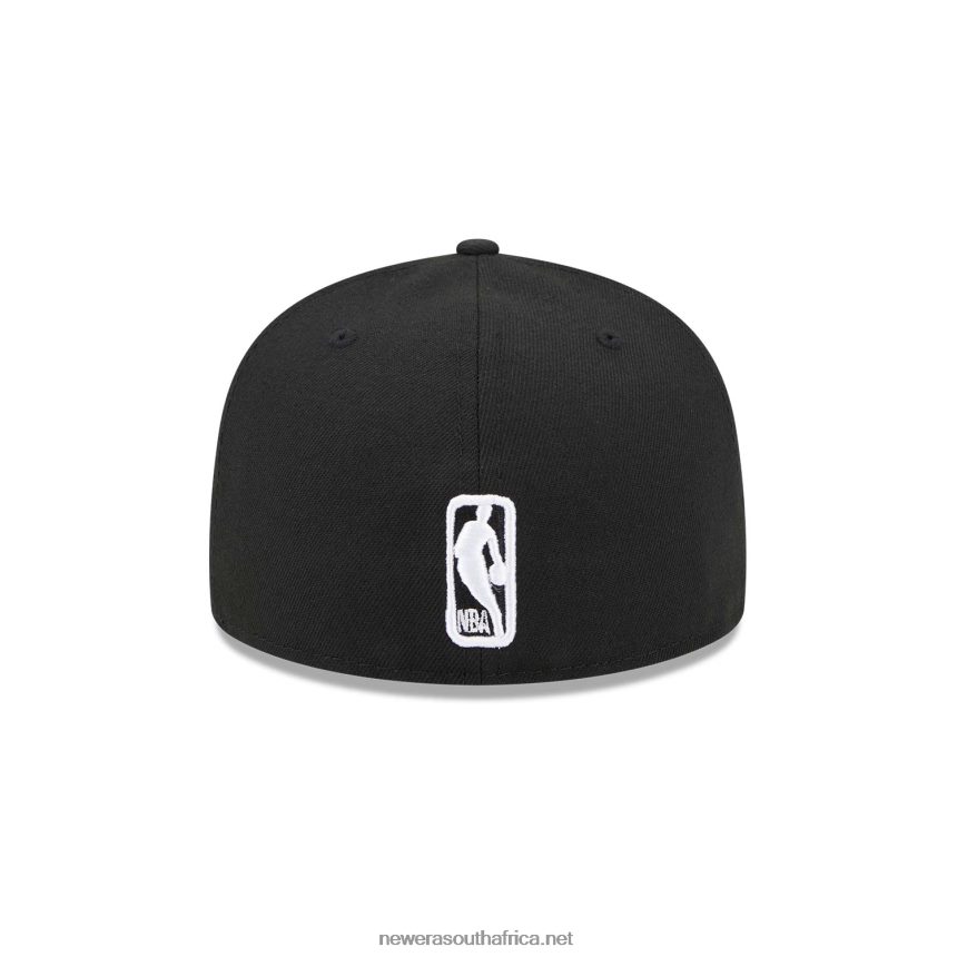 Brooklyn Nets NBA Elements Black 59FIFTY Fitted Cap New Era TRBRBN1169