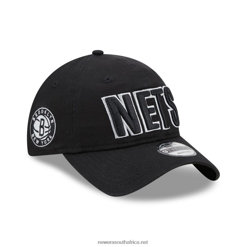 Brooklyn Nets NBA Statement Black 9TWENTY Adjustable Cap New Era TRBRBN2270
