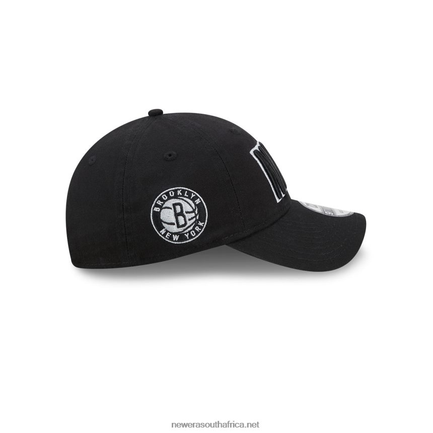 Brooklyn Nets NBA Statement Black 9TWENTY Adjustable Cap New Era TRBRBN2270