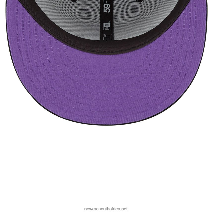 Brooklyn Nets NBA x Marvel Black Panther Black 59FIFTY Fitted Cap New Era TRBRBN250