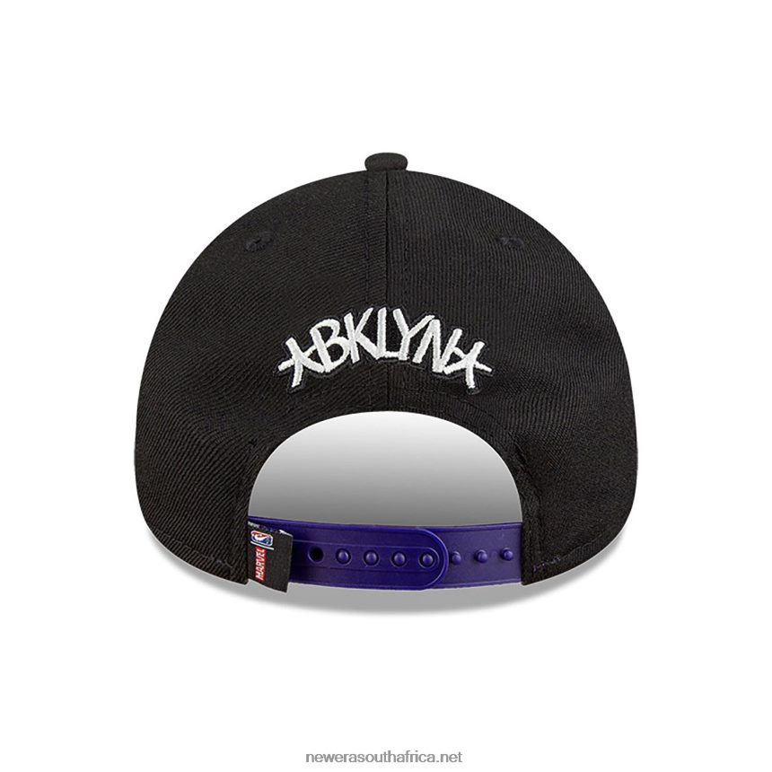 Brooklyn Nets NBA x Marvel Black Panther Black 9FORTY Adjustable Cap New Era TRBRBN1628