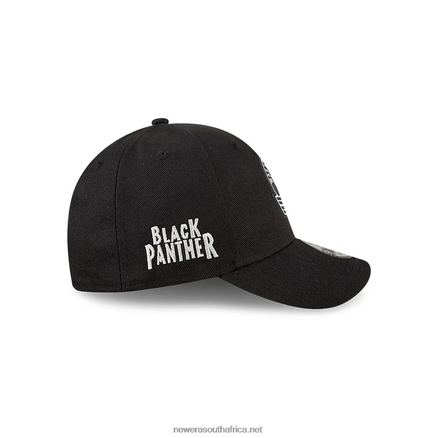 Brooklyn Nets NBA x Marvel Black Panther Black 9FORTY Adjustable Cap New Era TRBRBN1628