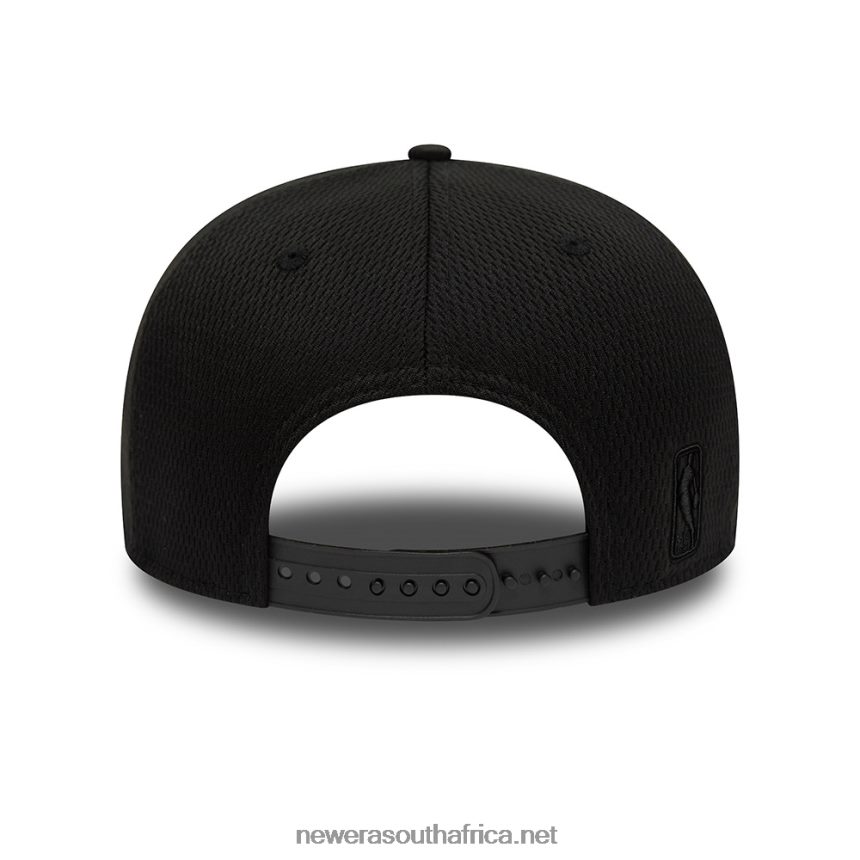 Brooklyn Nets Print Infill Black 9FIFTY Snapback Cap New Era TRBRBN2124