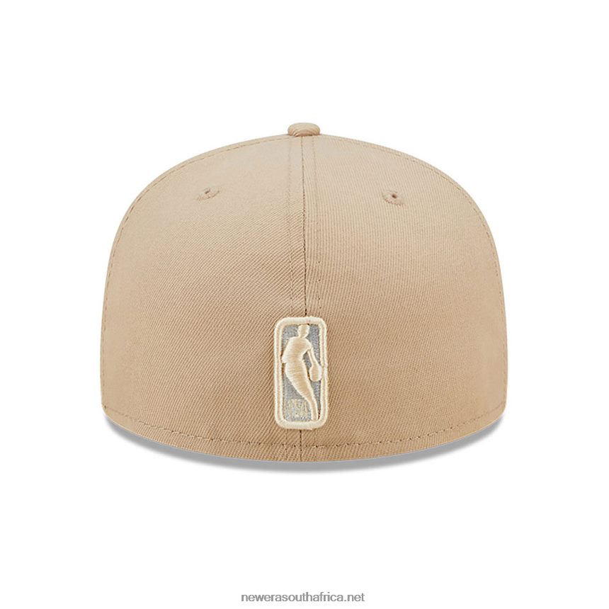 Brooklyn Nets Team Neon Beige 59FIFTY Fitted Cap New Era TRBRBN744
