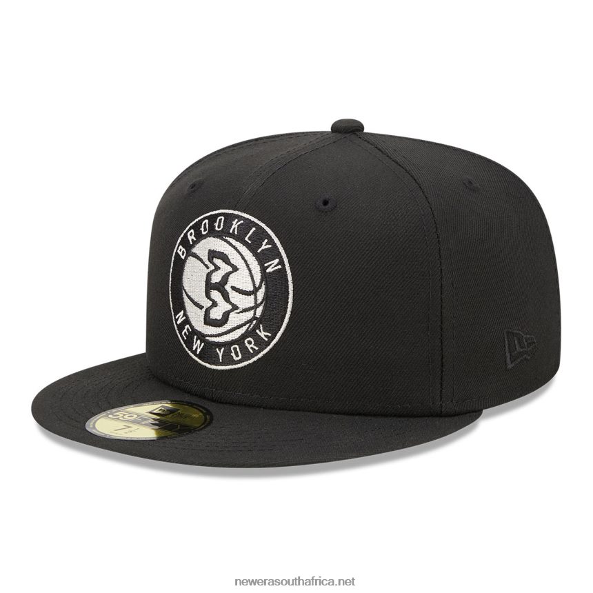 Brooklyn Nets Twilight Fantasy Black 59FIFTY Fitted Cap New Era TRBRBN1238