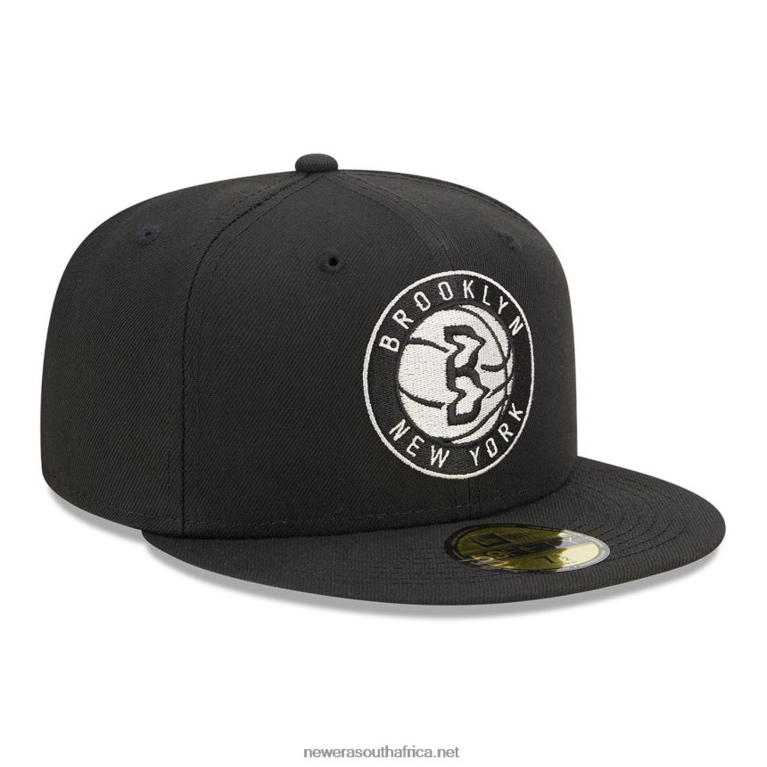 Brooklyn Nets Twilight Fantasy Black 59FIFTY Fitted Cap New Era TRBRBN1238