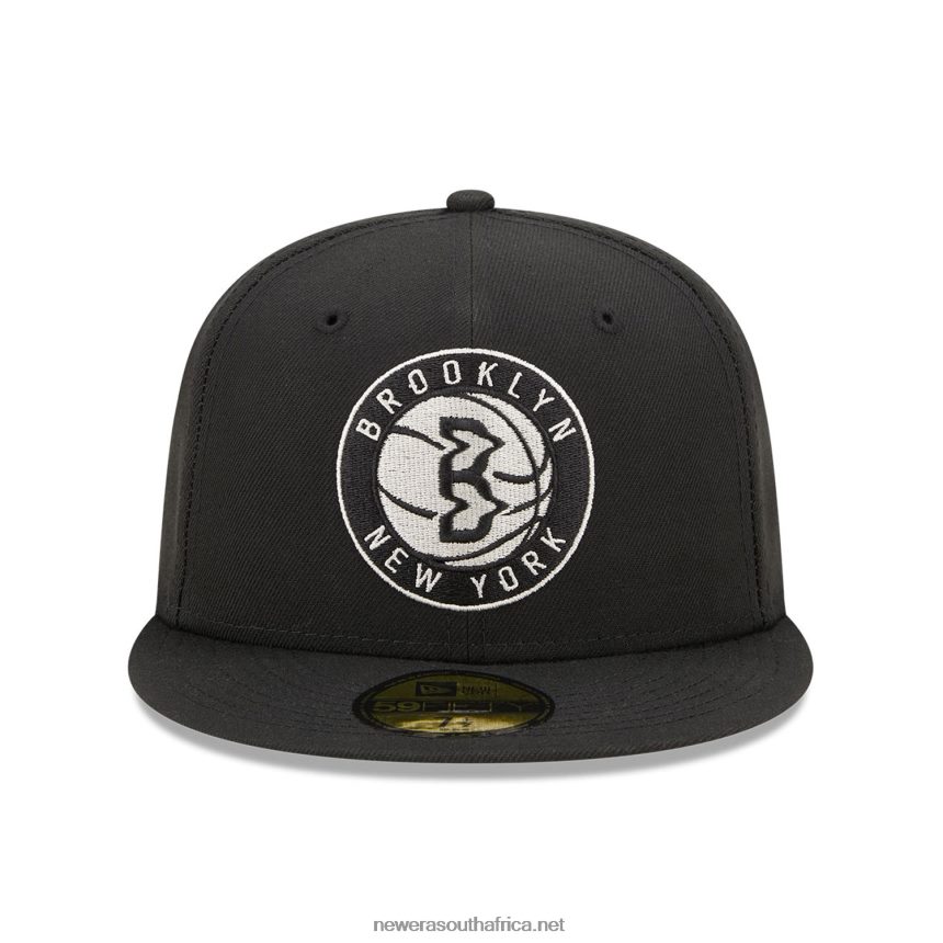 Brooklyn Nets Twilight Fantasy Black 59FIFTY Fitted Cap New Era TRBRBN1238