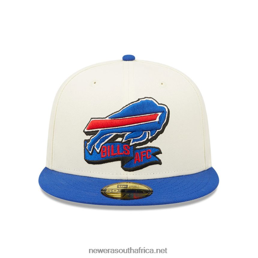 Buffalo Bills NFL Sideline 2022 White 59FIFTY Fitted Cap New Era TRBRBN1209