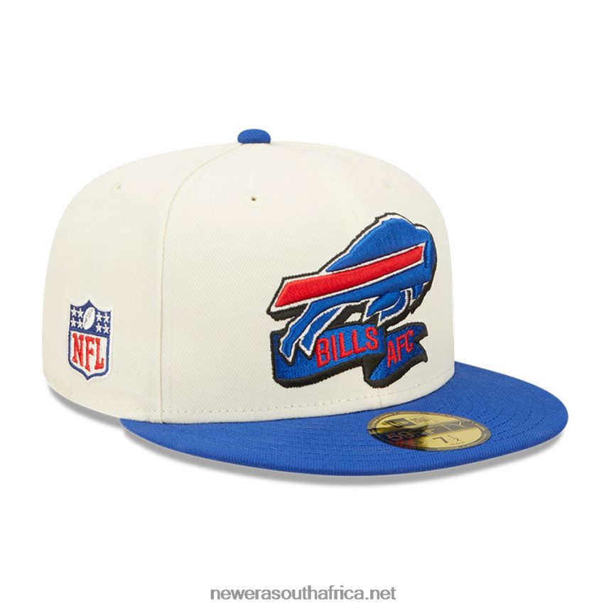 Buffalo Bills NFL Sideline 2022 White 59FIFTY Fitted Cap New Era TRBRBN1209