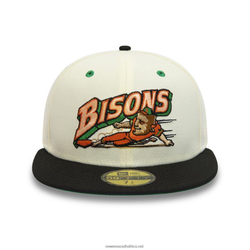 Buffalo Bisons MiLB Chrome White 59FIFTY Fitted Cap New Era TRBRBN482
