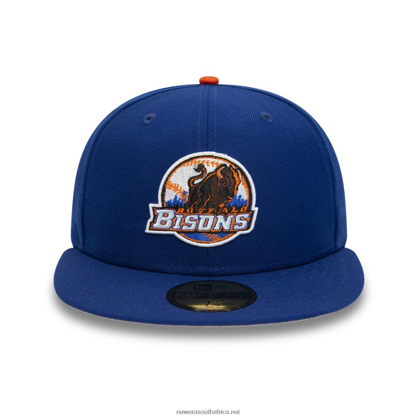 Buffalo Bisons MiLB Light Royal Blue 59FIFTY Fitted Cap New Era TRBRBN358