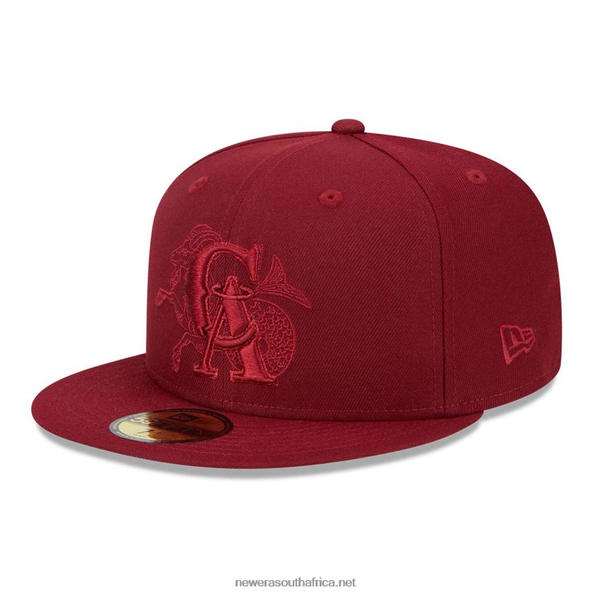 California Angels Zodiac Red 59FIFTY Fitted Cap New Era TRBRBN919