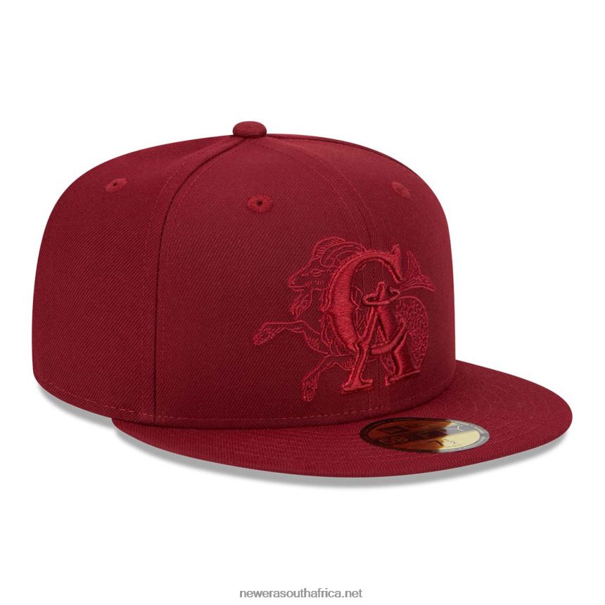 California Angels Zodiac Red 59FIFTY Fitted Cap New Era TRBRBN919