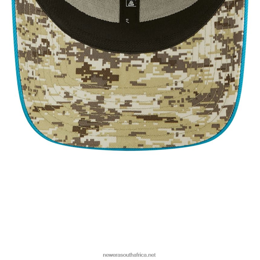 Carolina Panthers NFL Salute to Service Black 39THIRTY Stretch Fit Cap New Era TRBRBN2166