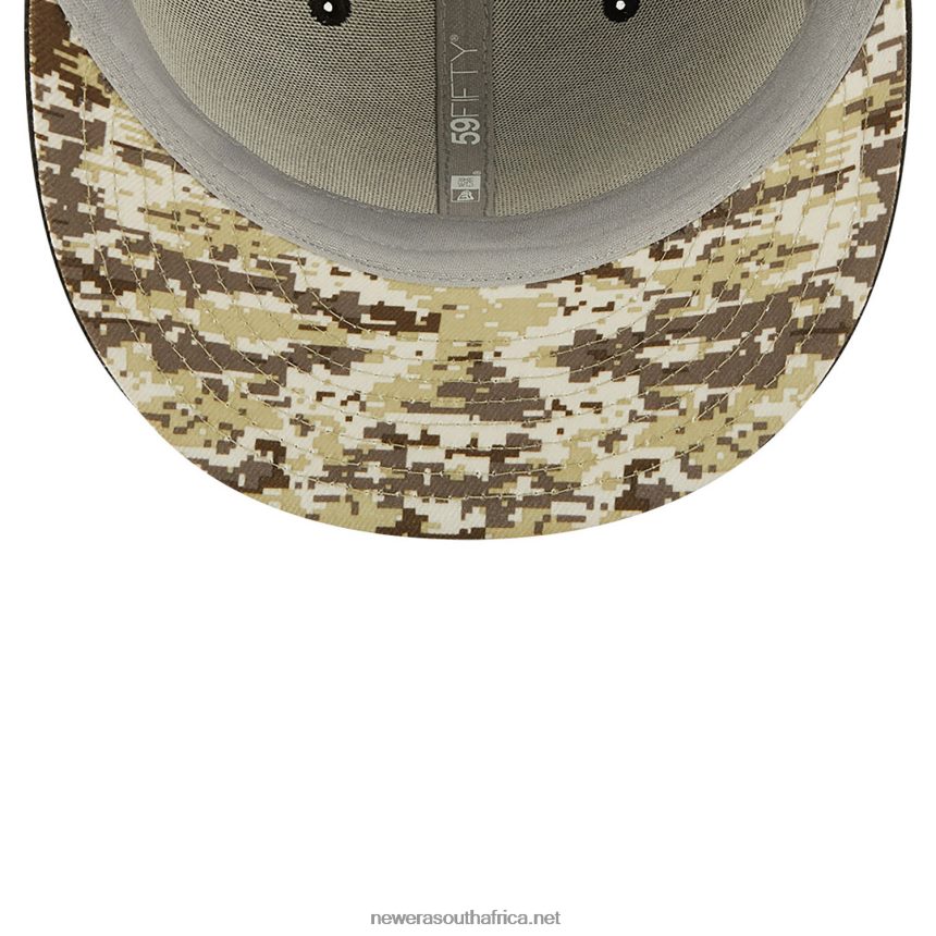 Carolina Panthers NFL Salute to Service Black 59FIFTY Fitted Cap New Era TRBRBN1298